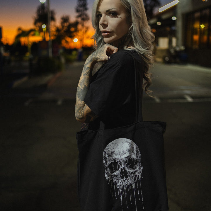 Death Skull Tote Bag