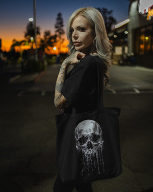 Death Skull Tote Bag
