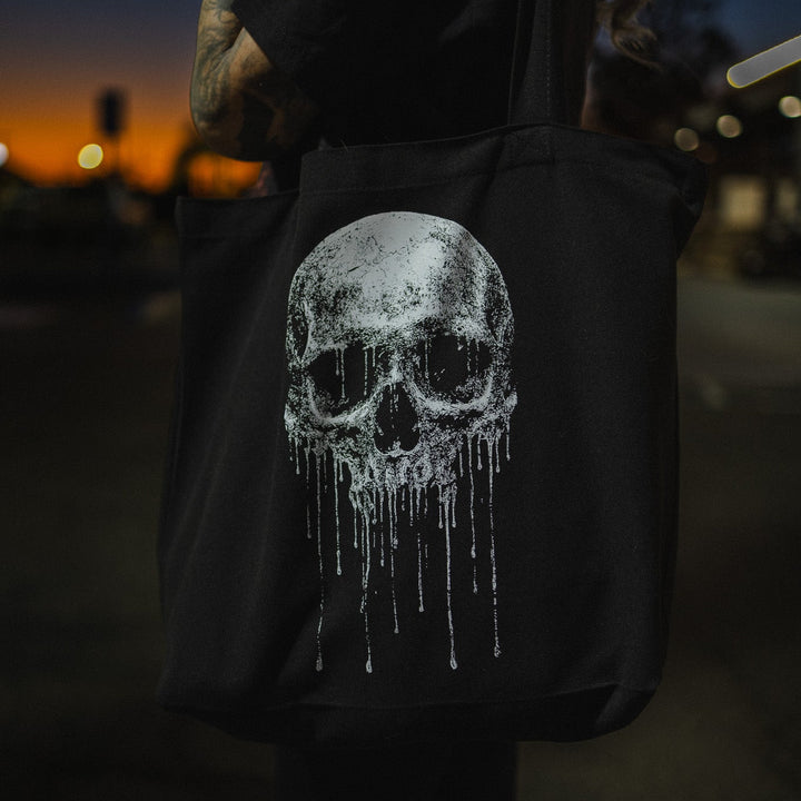 Death Skull Tote Bag