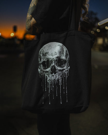 Death Skull Tote Bag