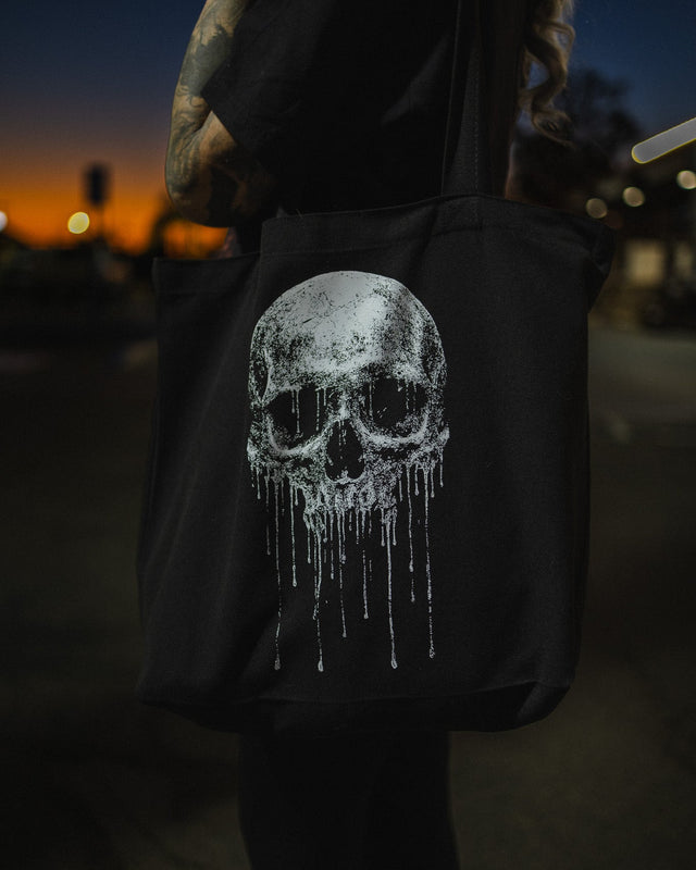 Death Skull Tote Bag