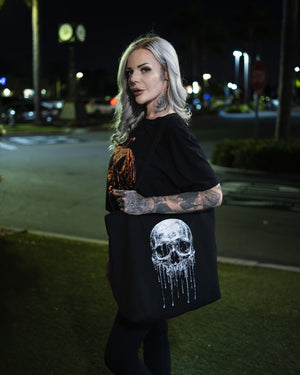 Death Skull Tote Bag